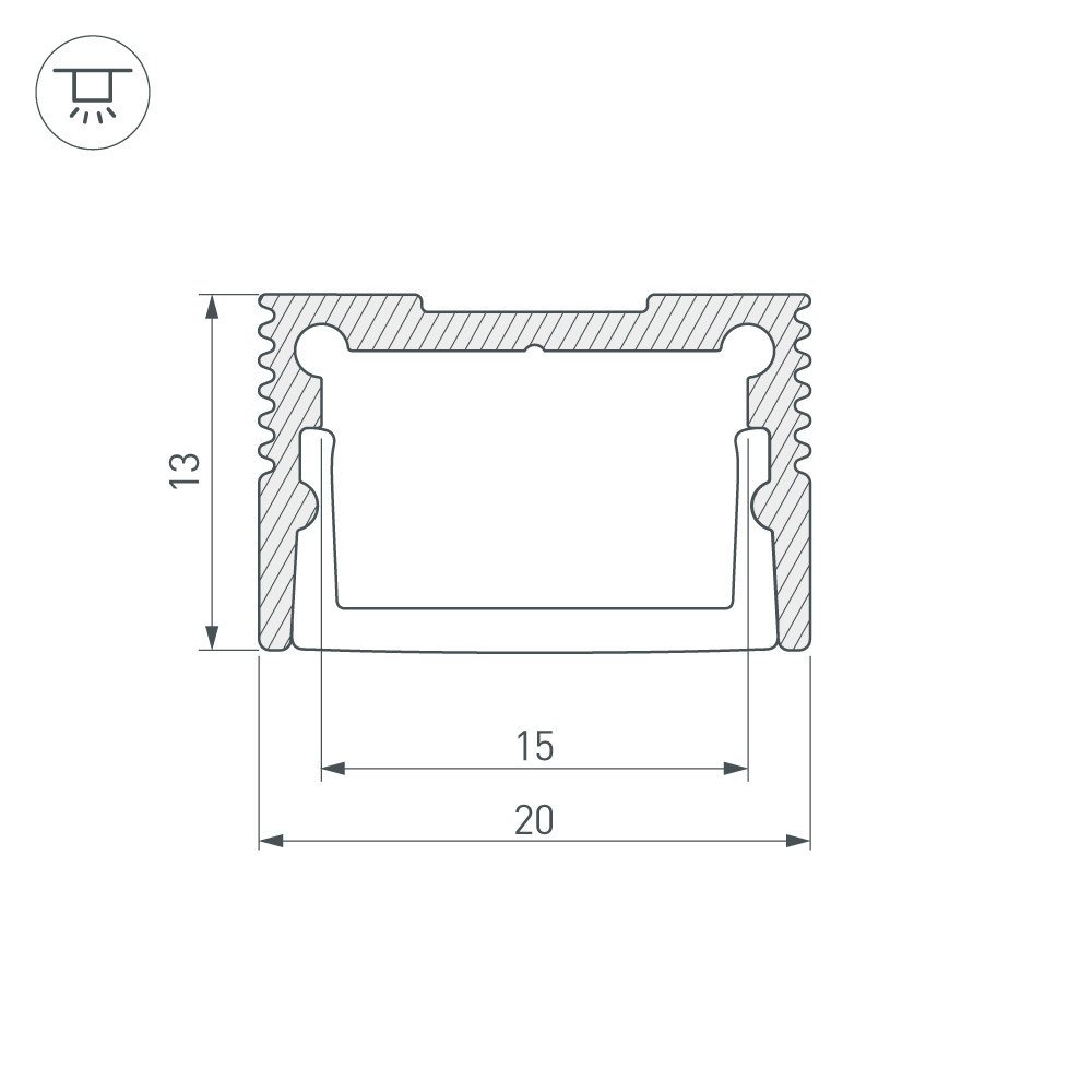 Профиль Arlight SL-SLIM 037113