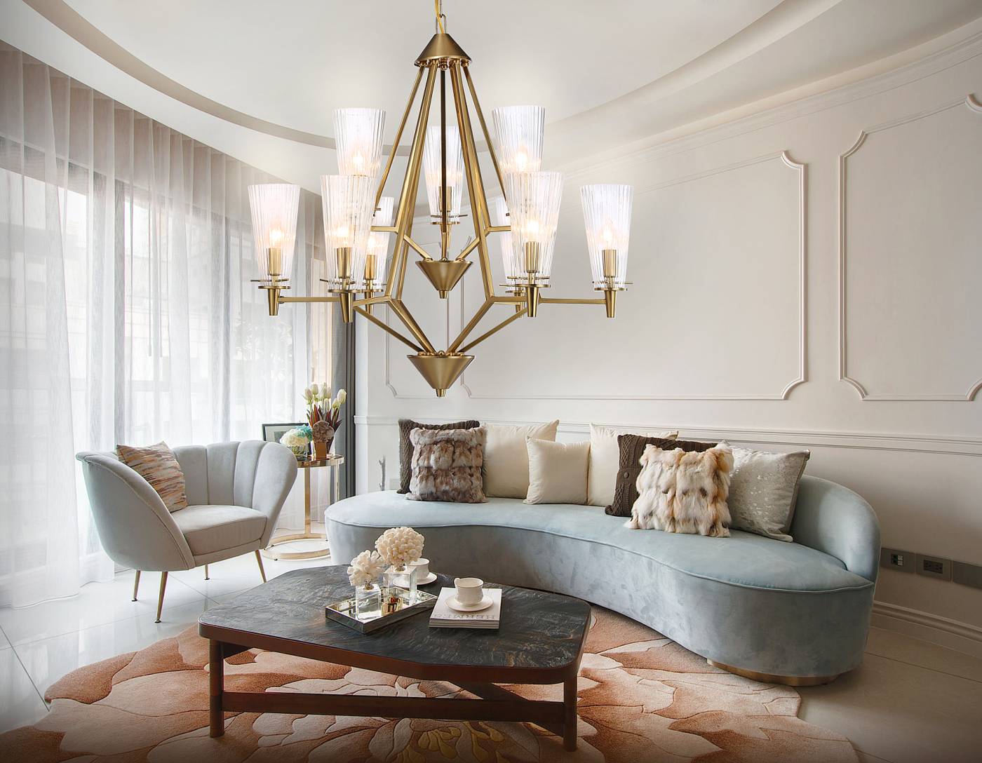 TR3233 Подвесная люстра Ambrella Traditional TR3233