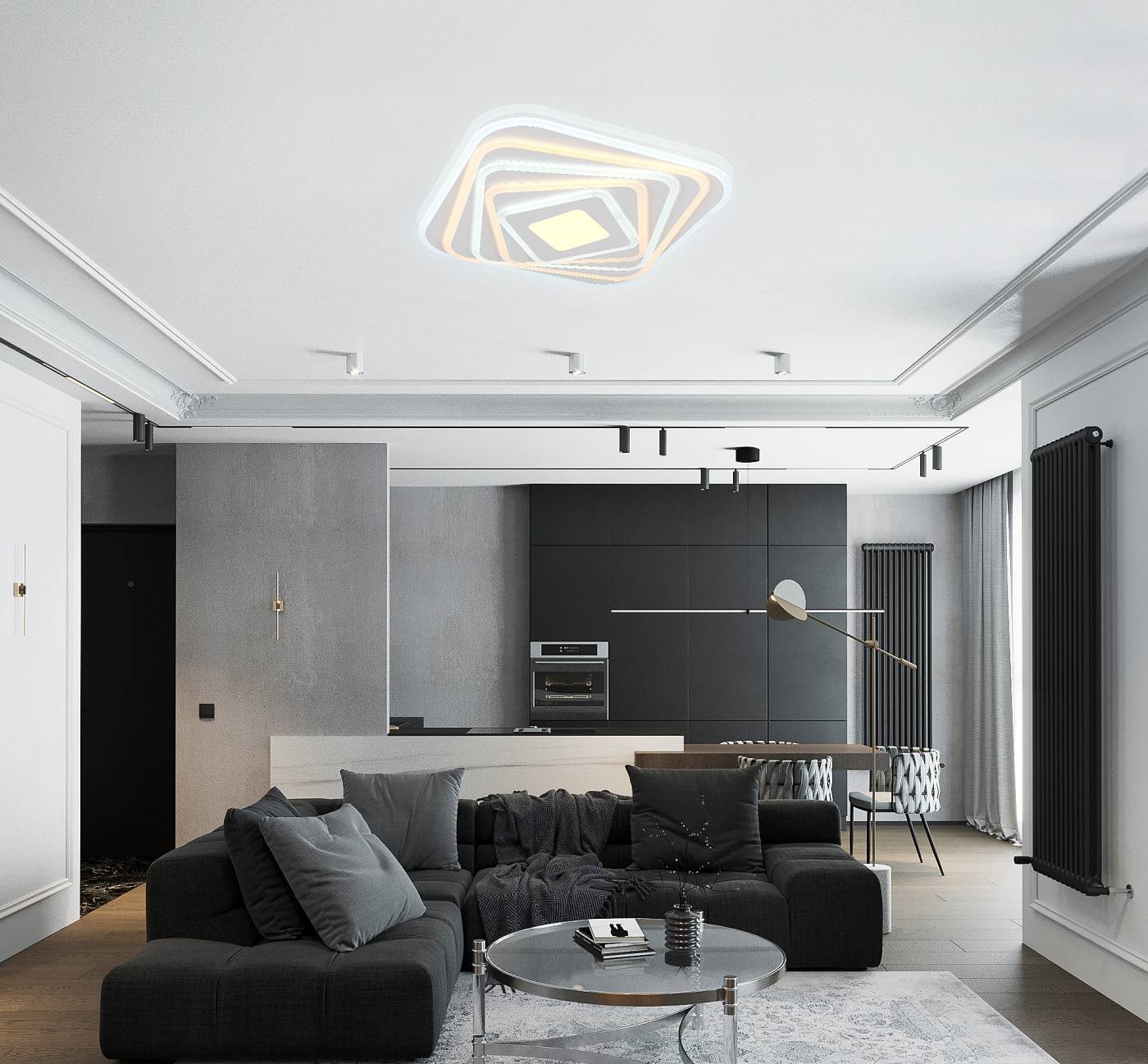 LED LAMPS 81068 Потолочная светодиодная люстра Led Natali Kovaltseva LED LAMPS 81068