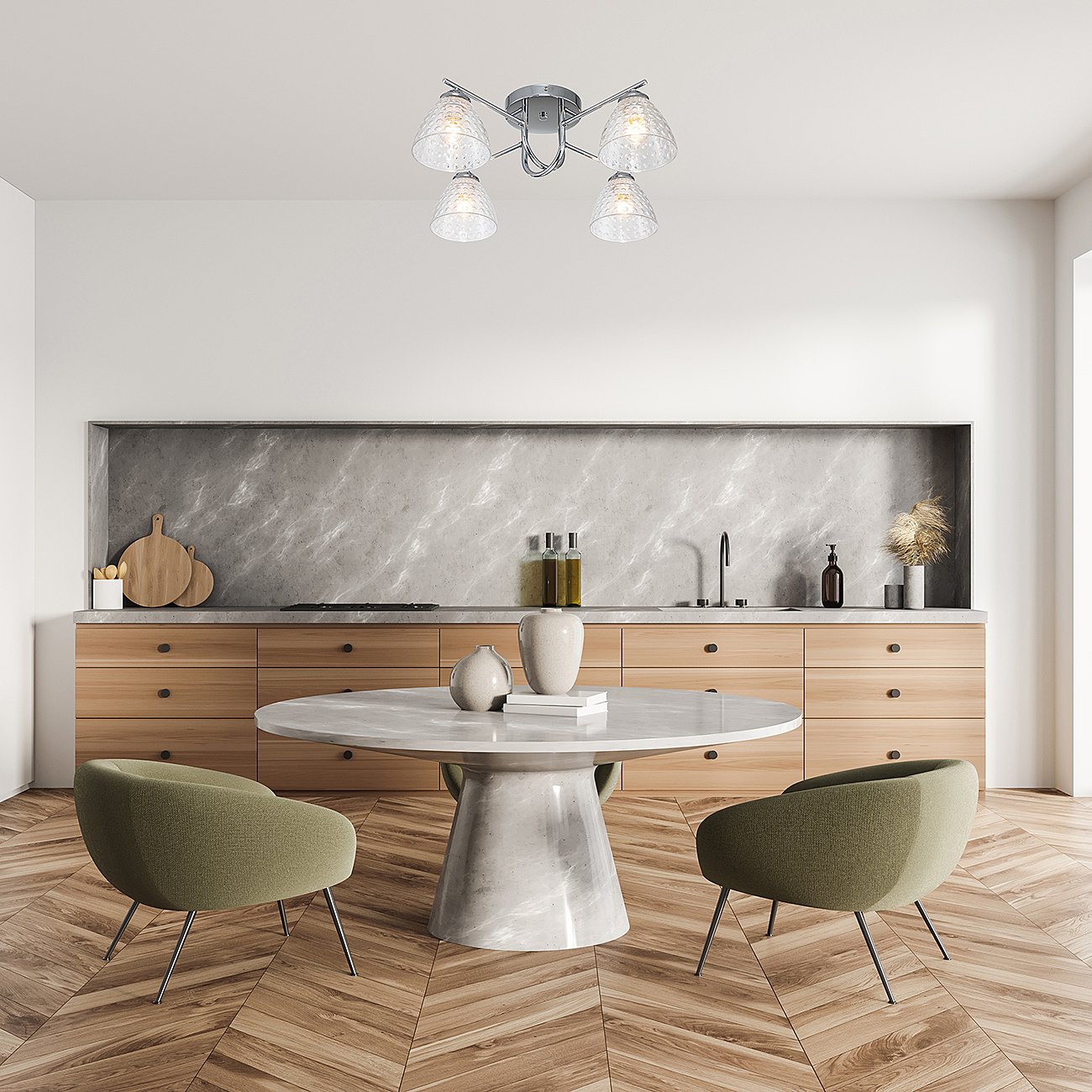 659/4PL Chrome Потолочная люстра Escada Adonis? 659/4PL Chrome