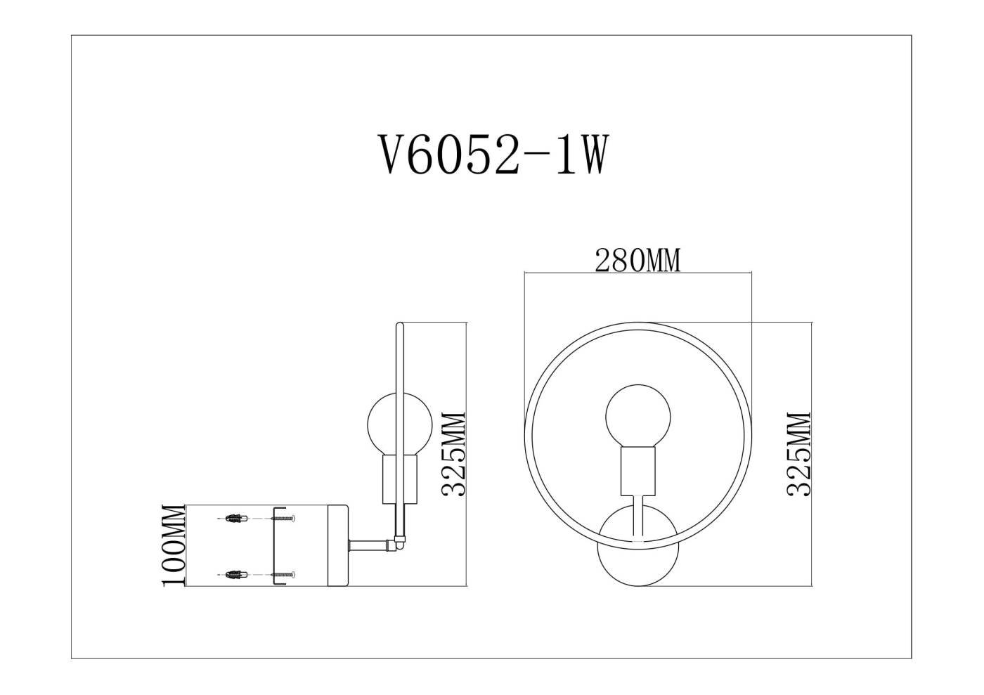 V11581-1W Настенное бра Moderli Sachara V11581-1W
