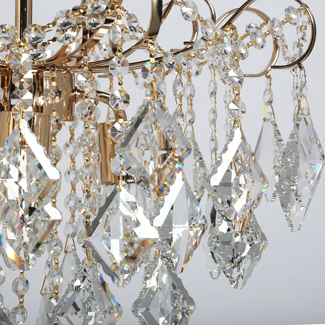 Потолочная хрустальная люстра De Markt Бриз 464019304