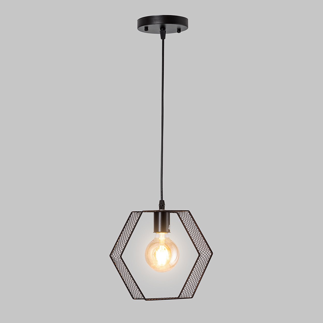 MD.5575-1-P-BK-VA Светильник подвесной IMEX MD.5575-1-P-BK-VA