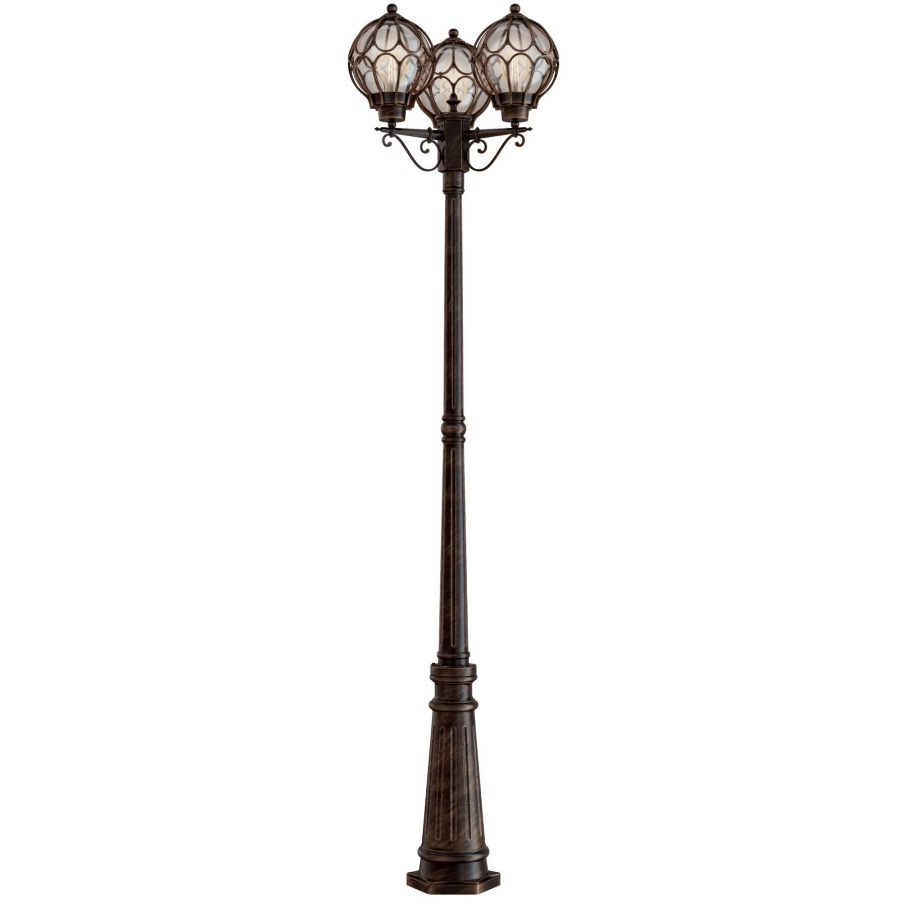 O023FL-03G Столб фонарный уличный Maytoni Via O023FL-03G