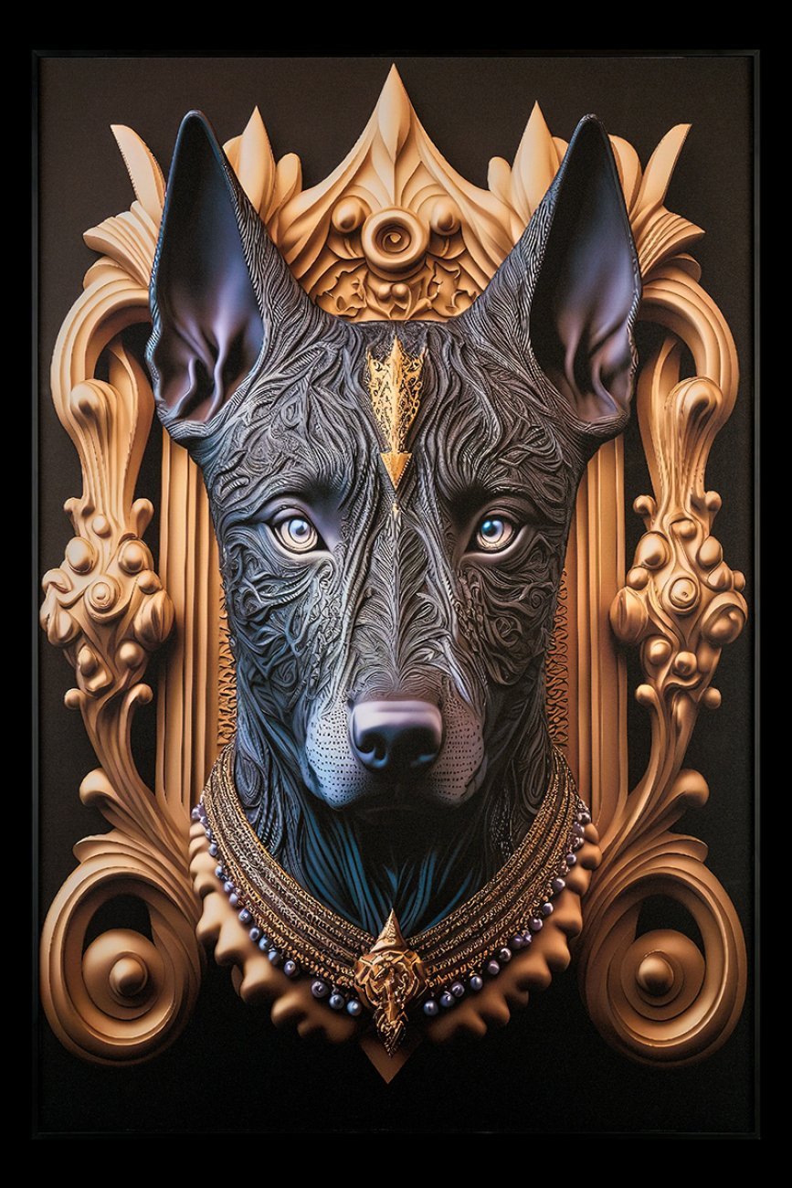 TD152 Картина настенная Teona Decor Dog TD152