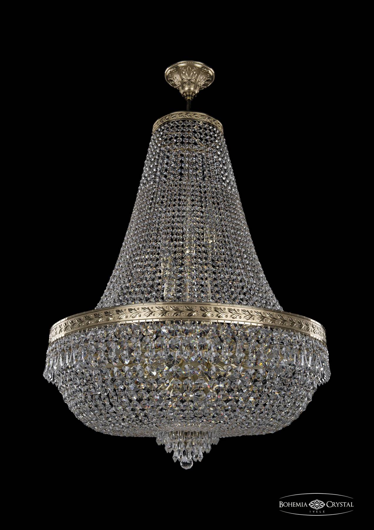 19271/H2/70IV G Потолочная хрустальная люстра Bohemia 1927 19271/H2/70IV G