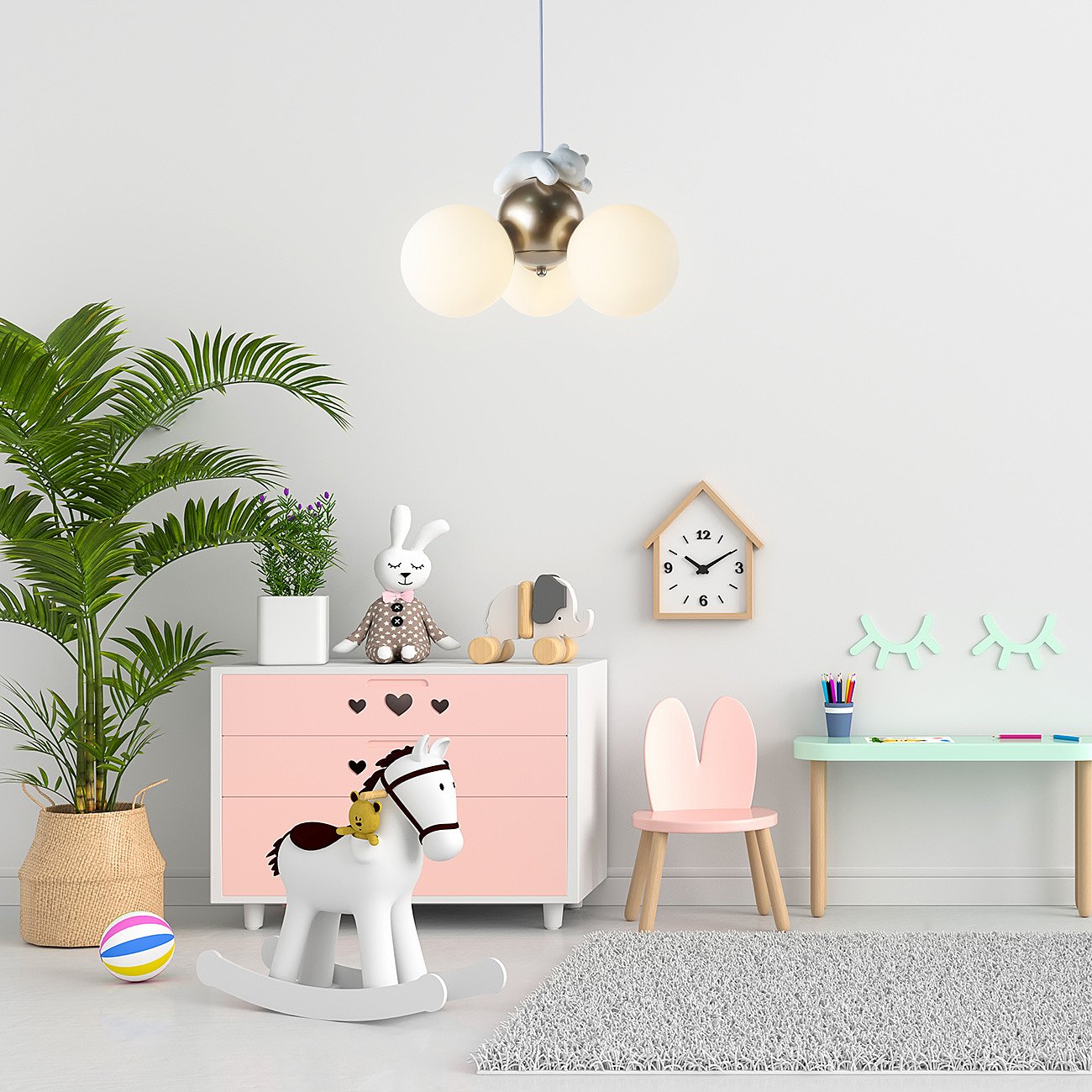 Светильник подвесной Escada Fluff 1102/3S