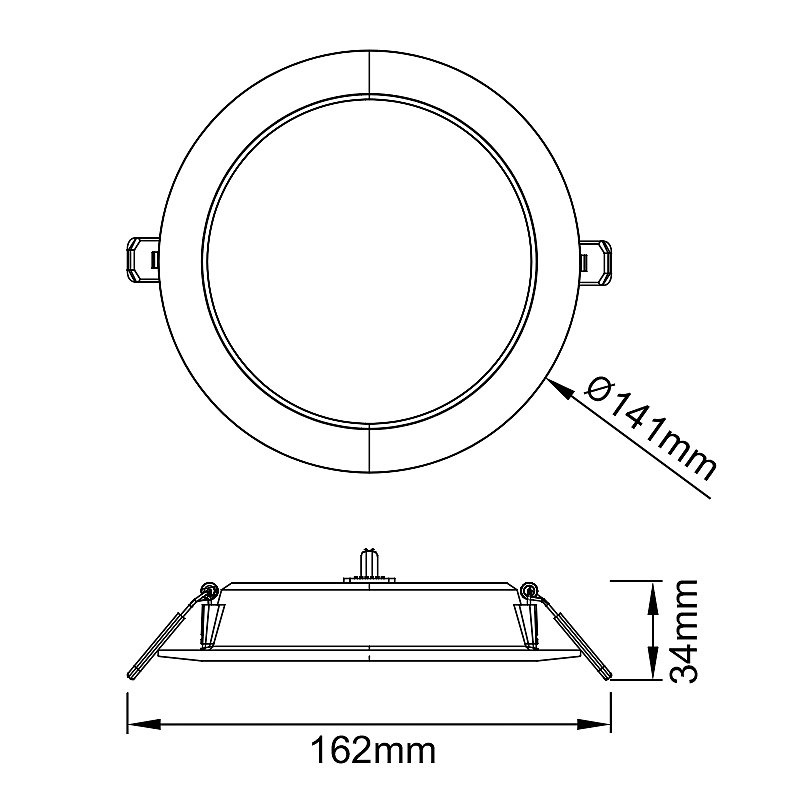 Встраиваемый светильник Mantra Eilat 9296