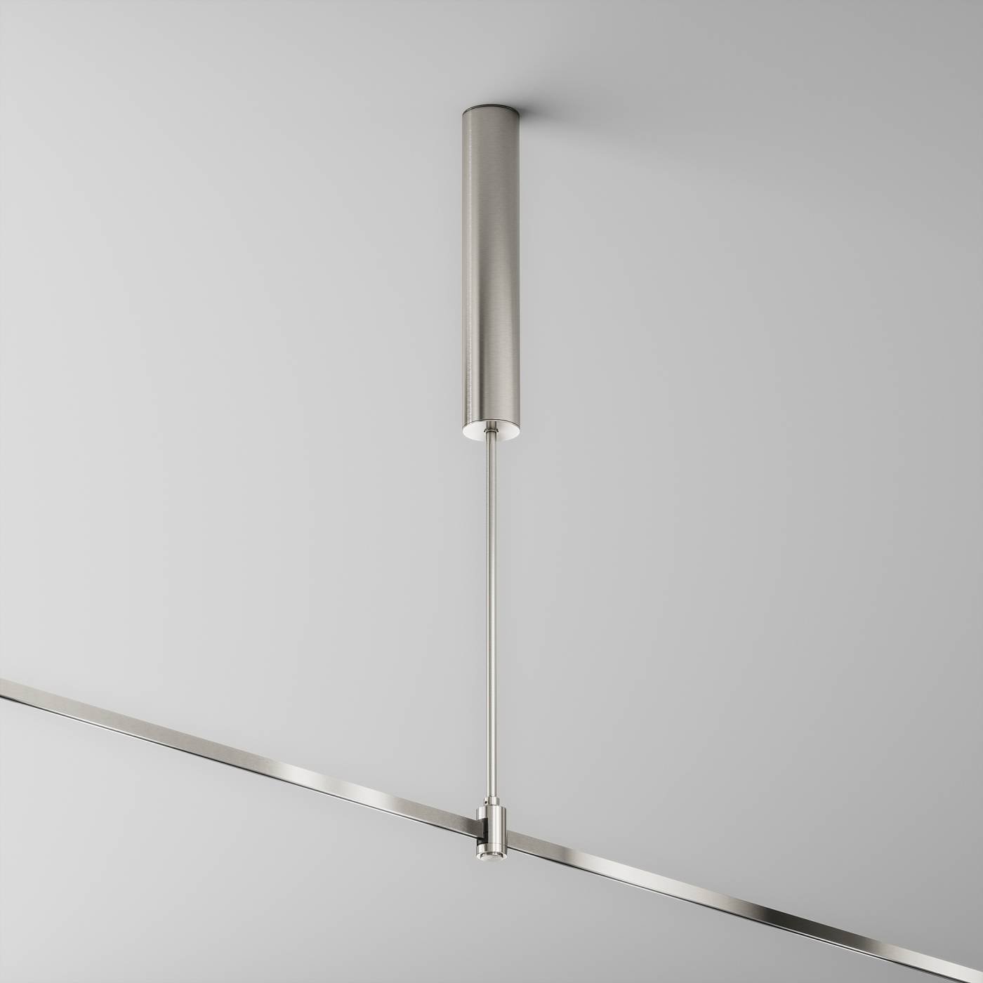 Основание потолочное Long 385мм для блока питания с вводом питания Maytoni Accessories for tracks Flarity TRA159C-BB1-PT