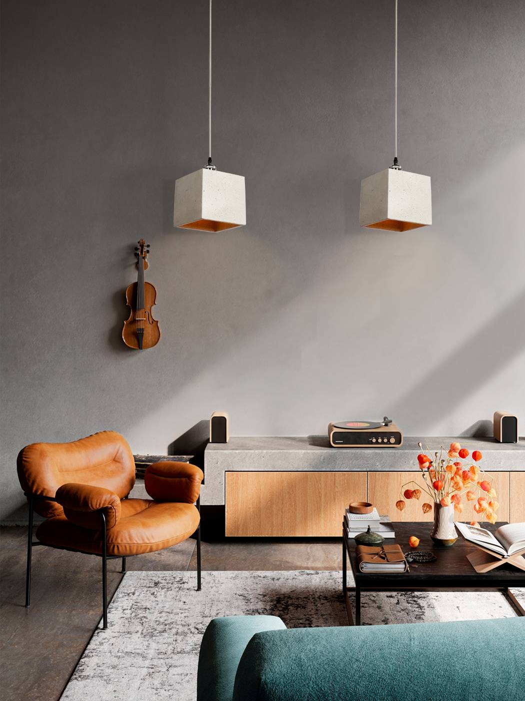 Светильник подвесной Мелодия Света Stone Light BL104-1P GR 000030872