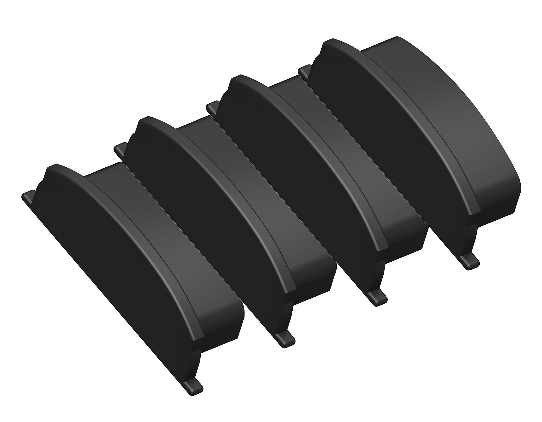 GP8210 Заглушка для накладного гибкого алюминиевого профиля GP1600 (комплект 4шт) Ambrella Illumination GP8210