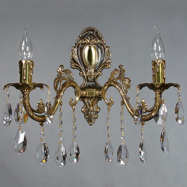 2118/2 PB New Leaf Настенное бра Ambiente Granada 2118/2 PB New Leaf