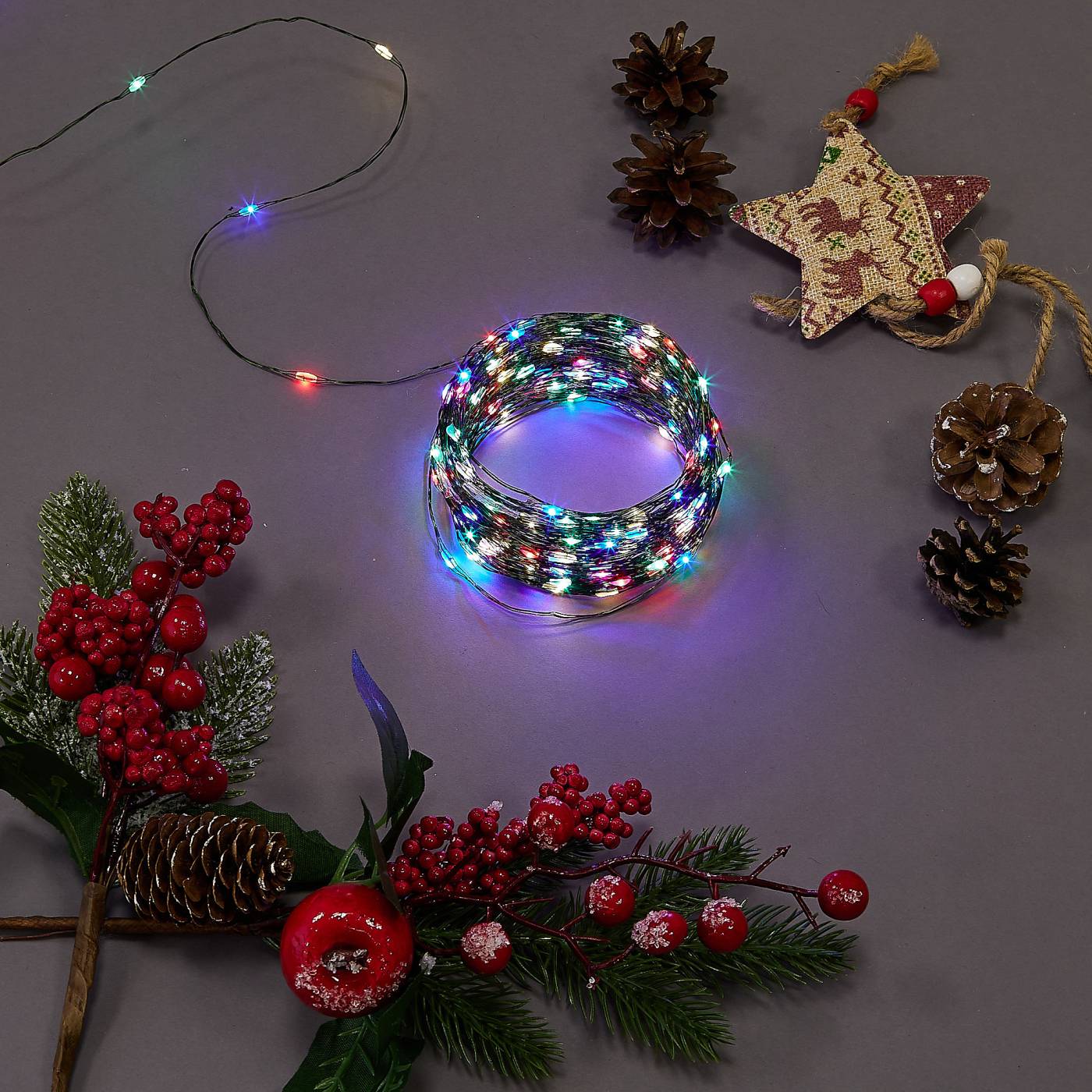 Гирлянда Uniel ULD-S3000-300/DGA MULTI IP20 DEW