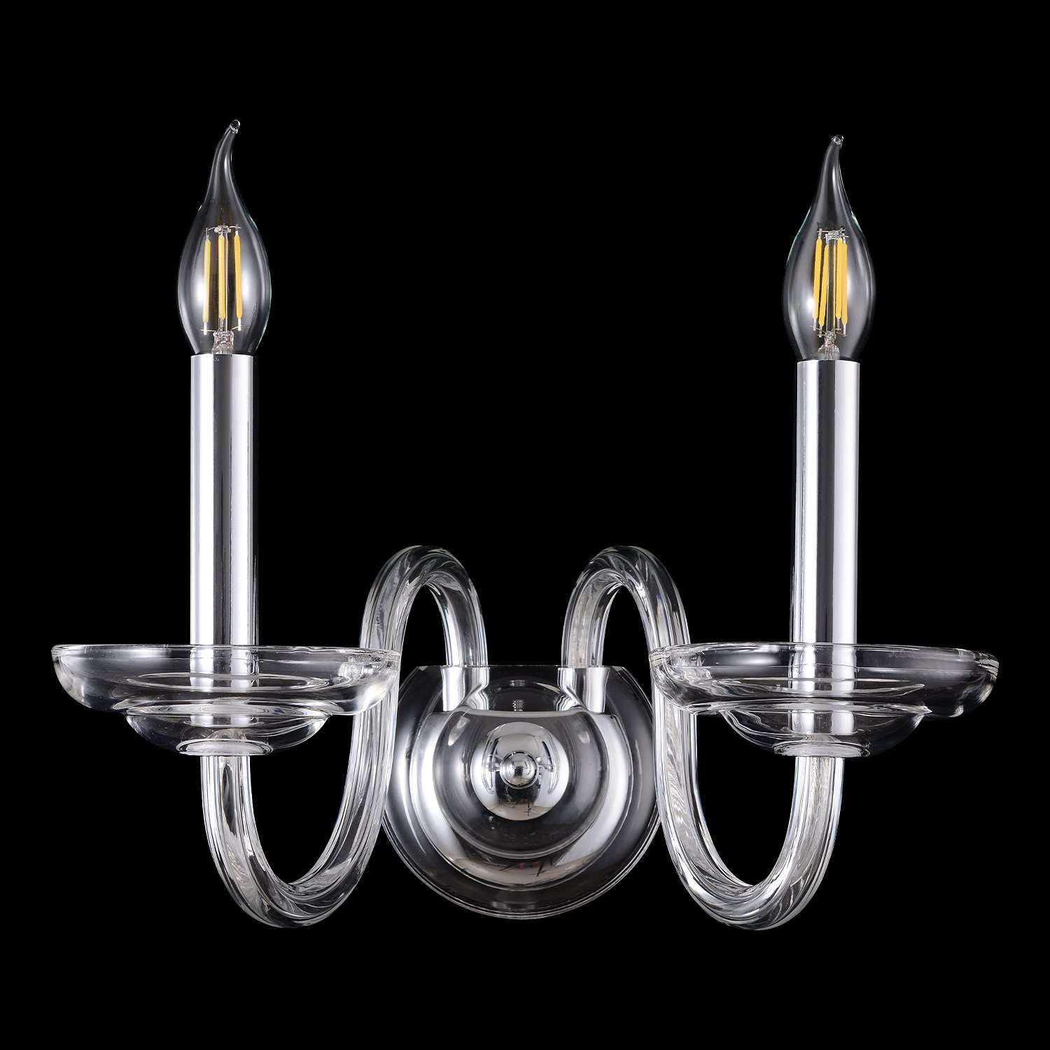 ARABESQUE AP2 CHROME Настенное бра Crystal Lux Arabesque ARABESQUE AP2 CHROME