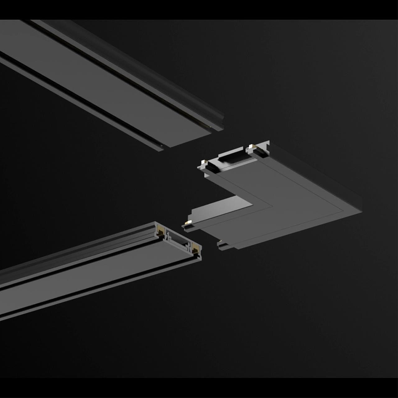 Соединитель с токопроводом L для низковольтного шинопровода Novotech Smal 135206