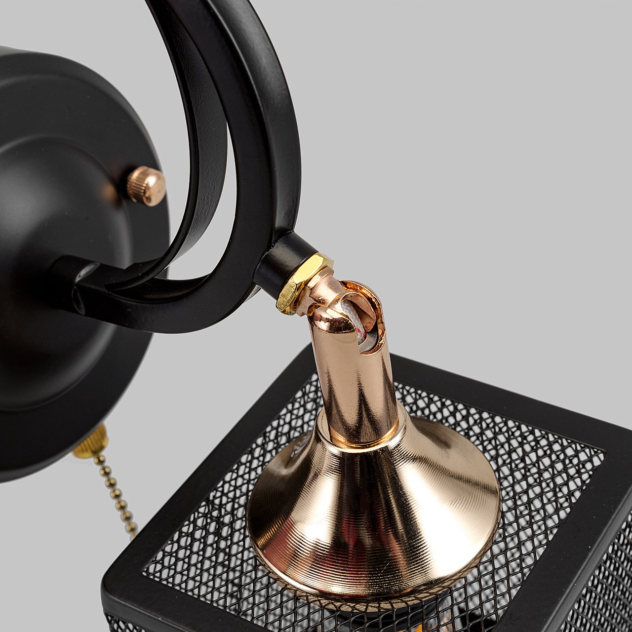 MD.5708-1-W-BK+FGD Светильник спот IMEX MD.5708-1-W-BK+FGD