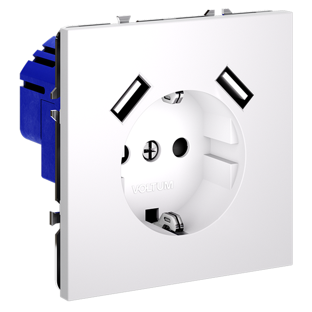 VLS040402 Розетка Voltum S70 VLS040402