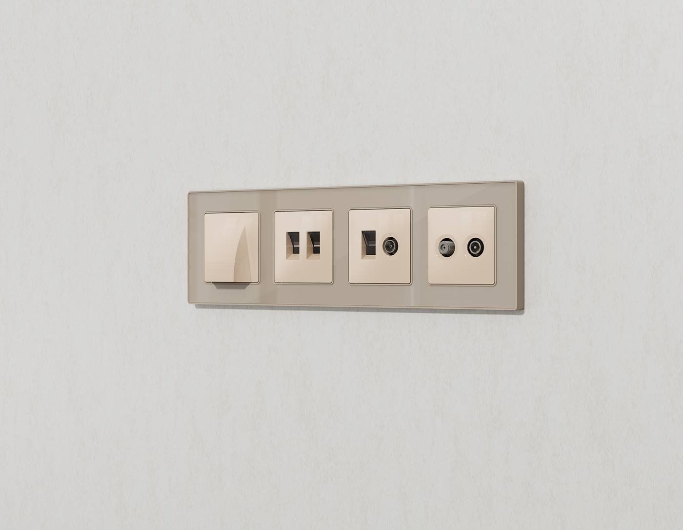 Комплект вывода кабеля с фиксатором Ambrella Volt ALFA MA315810