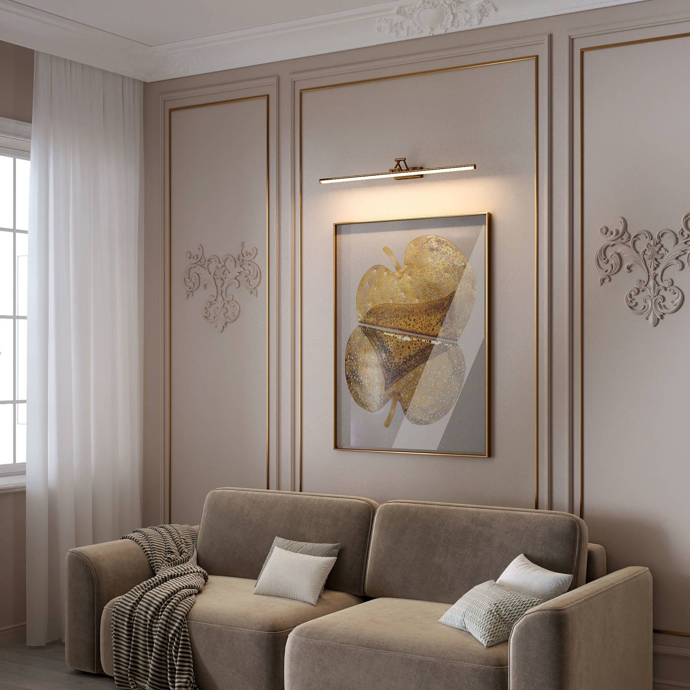 Подсветка зеркал и полок Elektrostandard Monza Monza бронза (40156/LED)