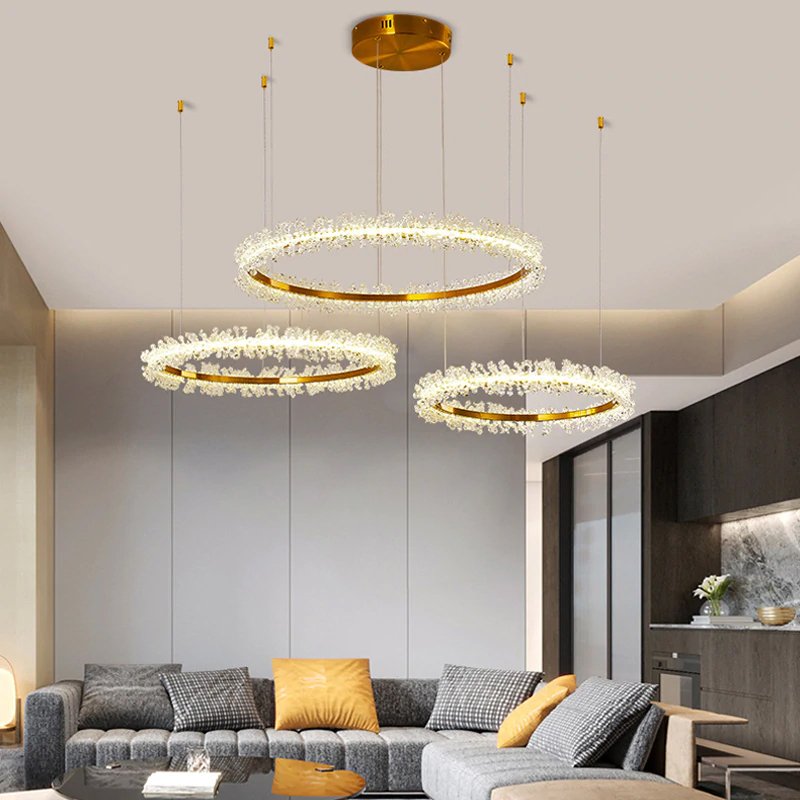 OMK8832-80+60+40 gold (D3339) Подвесная люстра Delight Collection MD-012 OMK8832-80+60+40 gold (D3339)