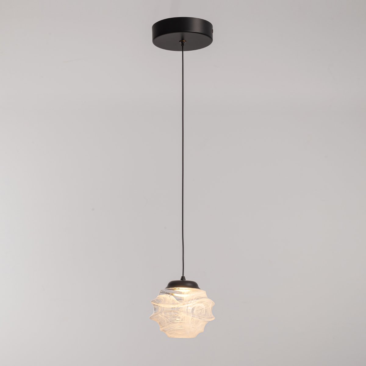 MD25030003-1A matt black/clear Светильник подвесной Delight Collection MD25030003 MD25030003-1A matt black/clear