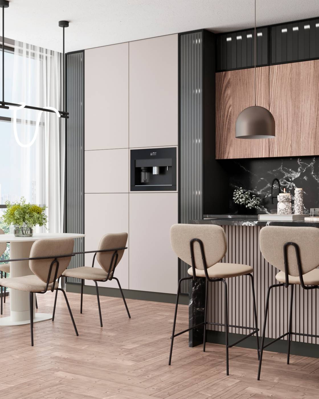 Полубарный стул Stool Group Masey B2339-H65 M8529+ Curio-84