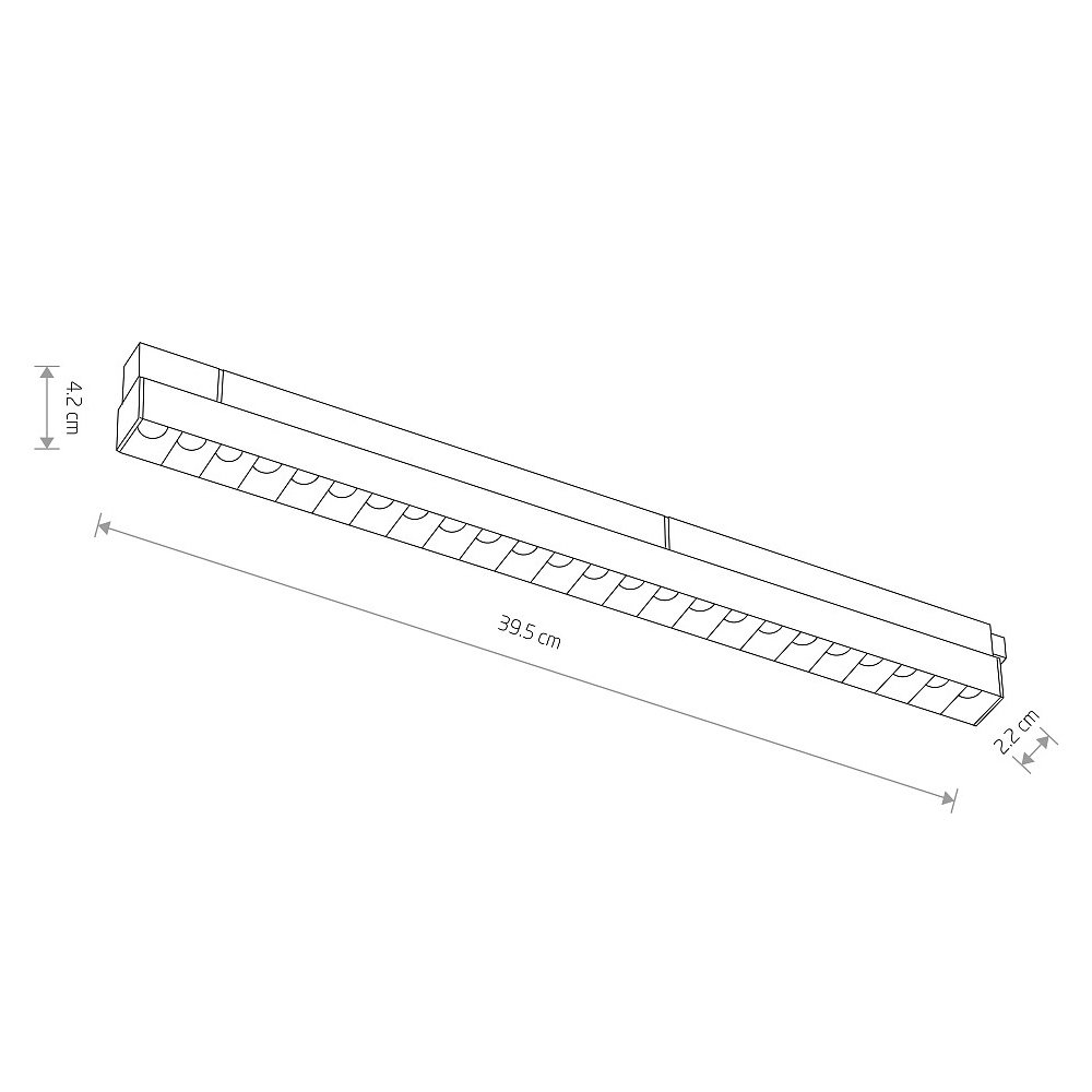 10643 Трековый светильник Nowodvorski Focus Led 10643
