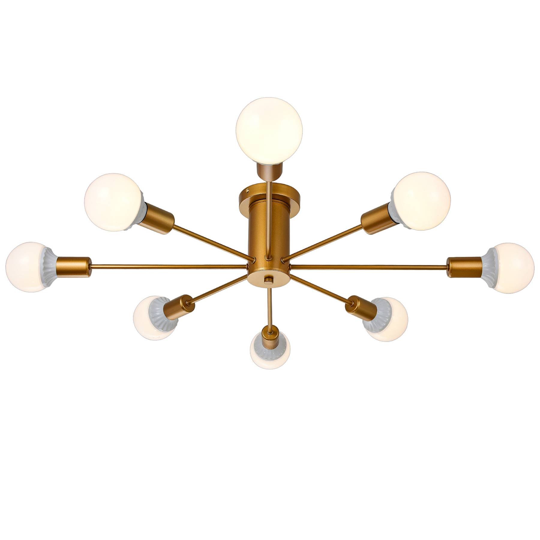 LOFT 75140/8C GOLD Потолочная люстра Natali Kovaltseva Loft LOFT 75140/8C GOLD