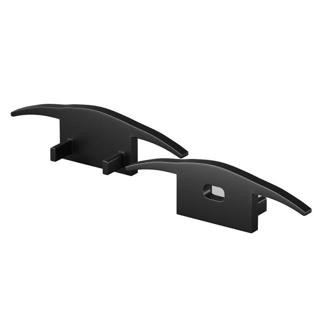 Комплект заглушек (для профиля ALM-3710-B-2M) 2 шт. Maytoni Встраиваемый в пол профиль 642086