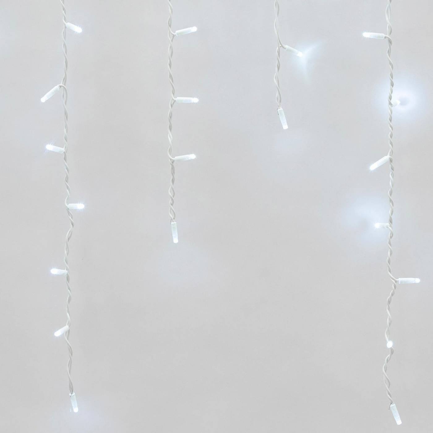 Бахрома светодиодная с эффектом мерцания, 3м Uniel ULD-B3010-200/TWK WHITE IP67