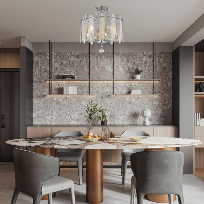 Потолочная люстра Arte Milano Sorrento-3309 373309/5/80/380 CR