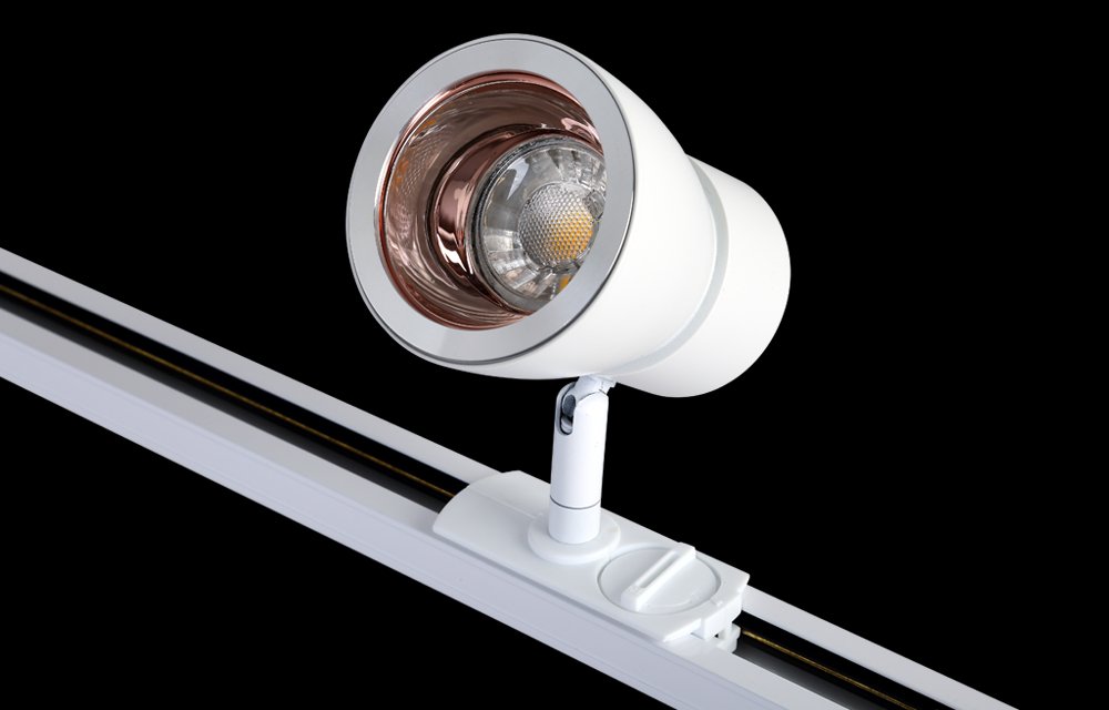 Трековый светильник Crystal Lux Clt 0.31 009 CLT 0.31 009 WH-GO