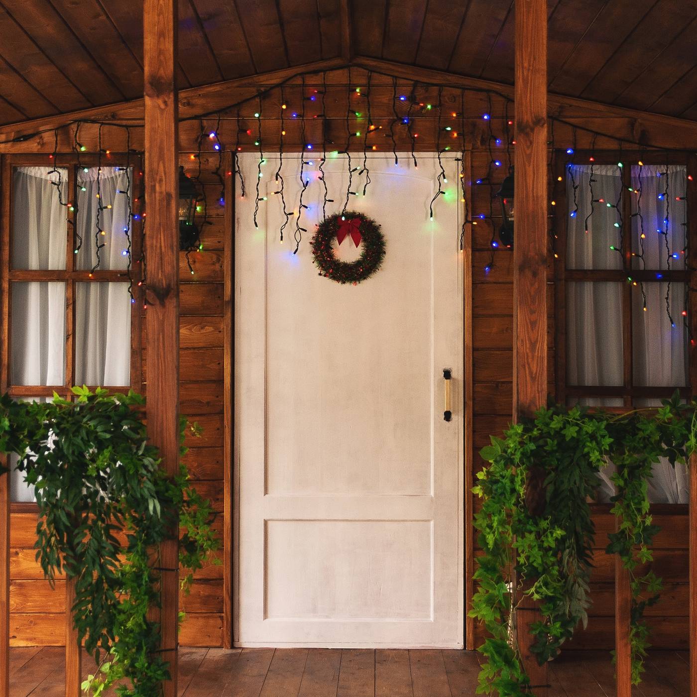 ULD-B3010-200/TBK MULTI IP67 Бахрома светодиодная с эффектом мерцания, 3м Uniel ULD-B3010-200/TBK MULTI IP67