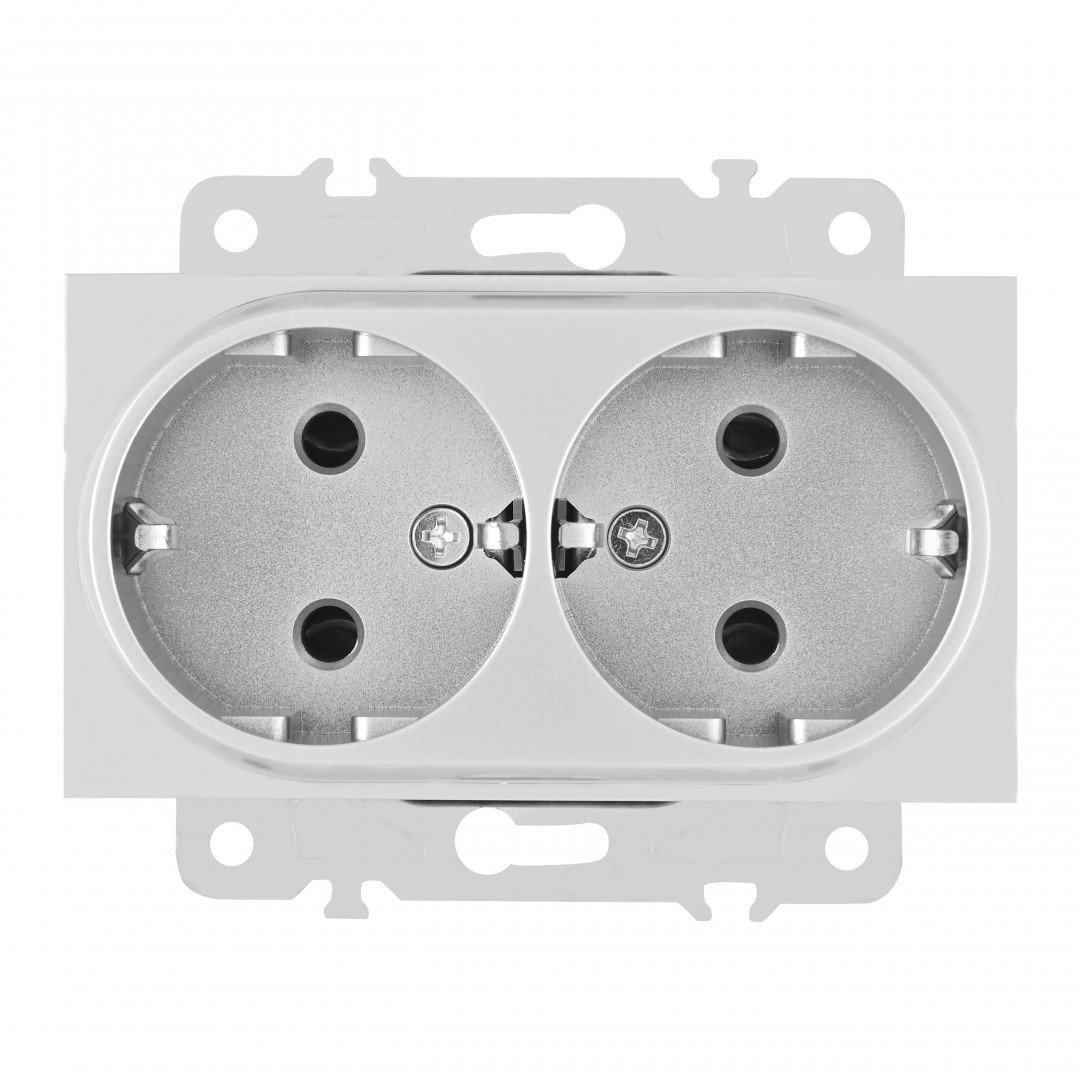 Розетка Arte Milano Am-203 203.40-2.silver