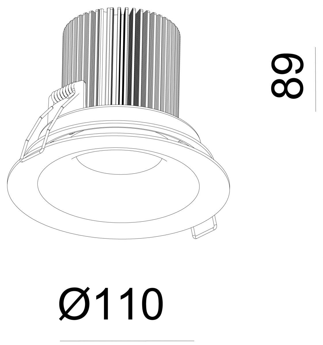 565224 Встраиваемый светильник Deko-Light COB Back Light 565224