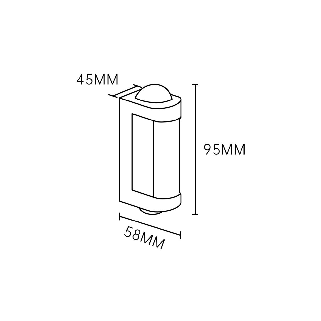 30006W/01LED Уличный настенный светильник Escada 30006Led 30006W/01LED