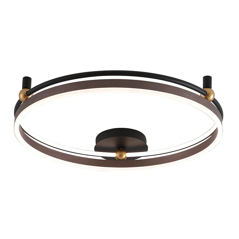 FERNANDO PL72W LED COFFEE/BLACK Потолочная люстра Crystal Lux Fernando FERNANDO PL72W LED COFFEE/BLACK