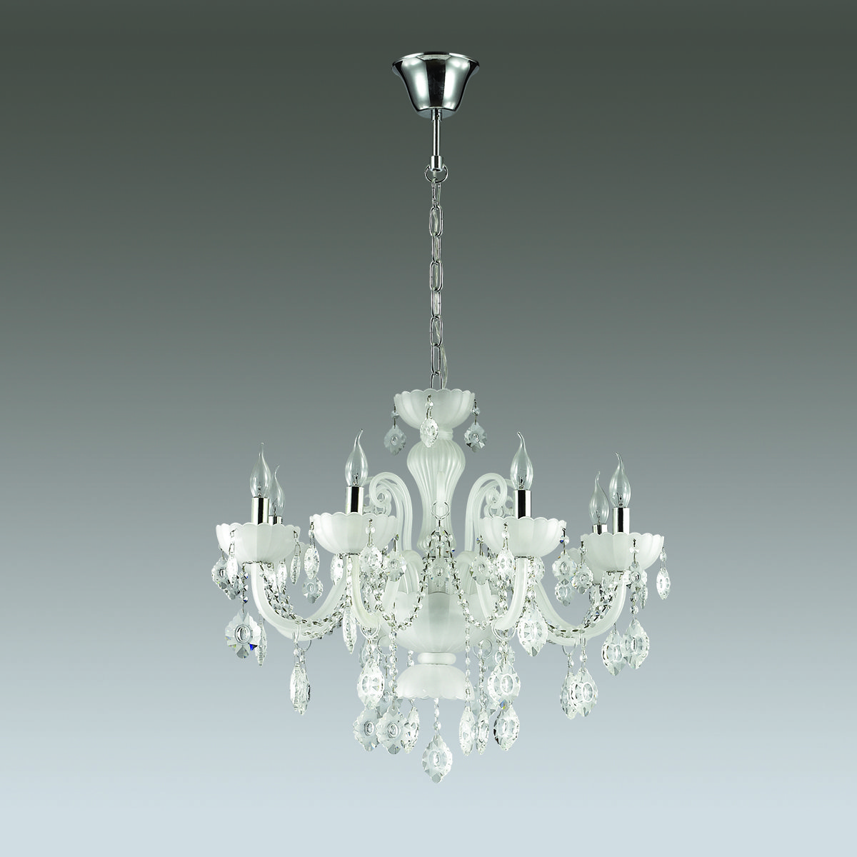 3936/8 Подвесная хрустальная люстра Attica Odeon Light 3936/8
