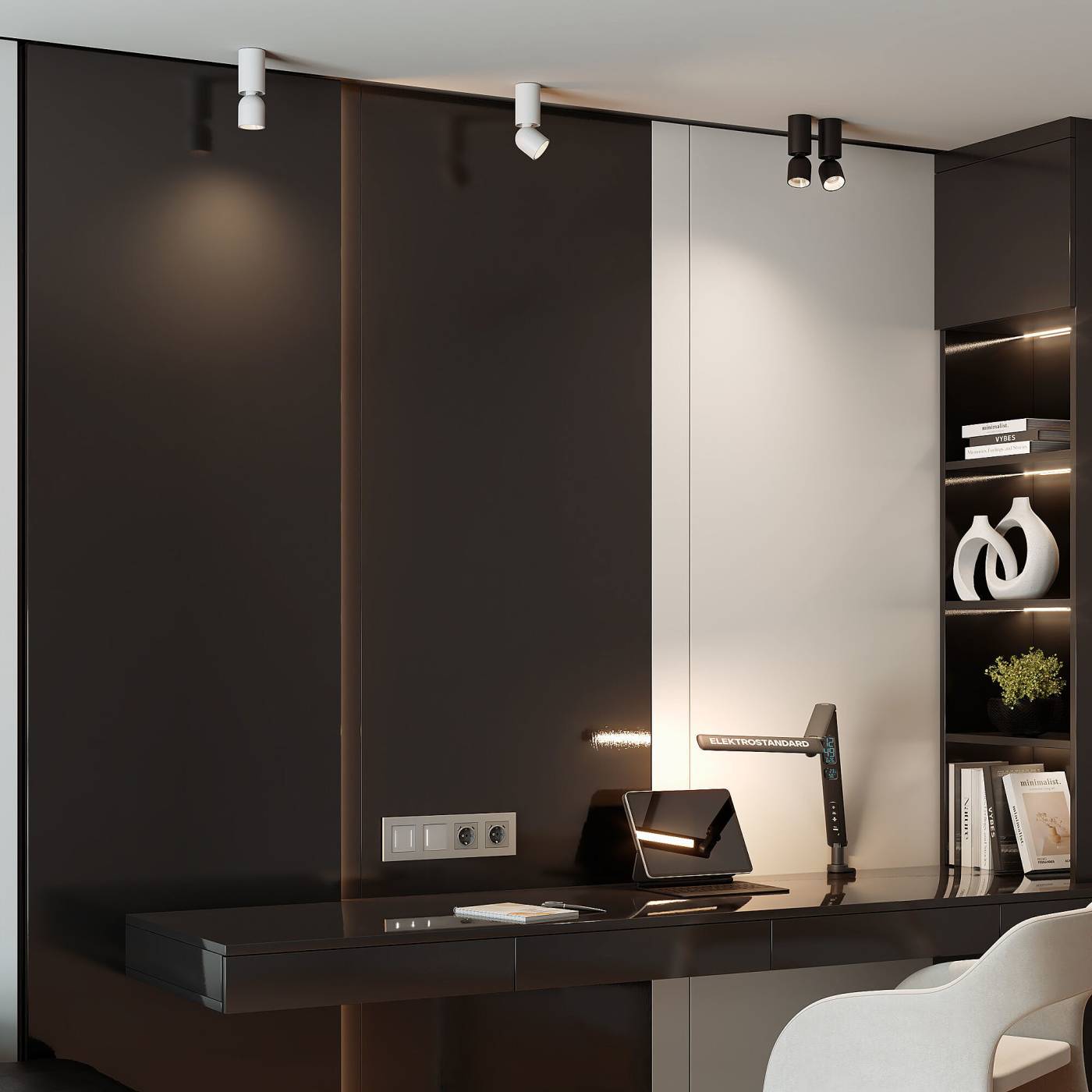 25106/LED 8W 4000K черный Светильник спот Elektrostandard Spot 25106/LED 8W 4000K черный