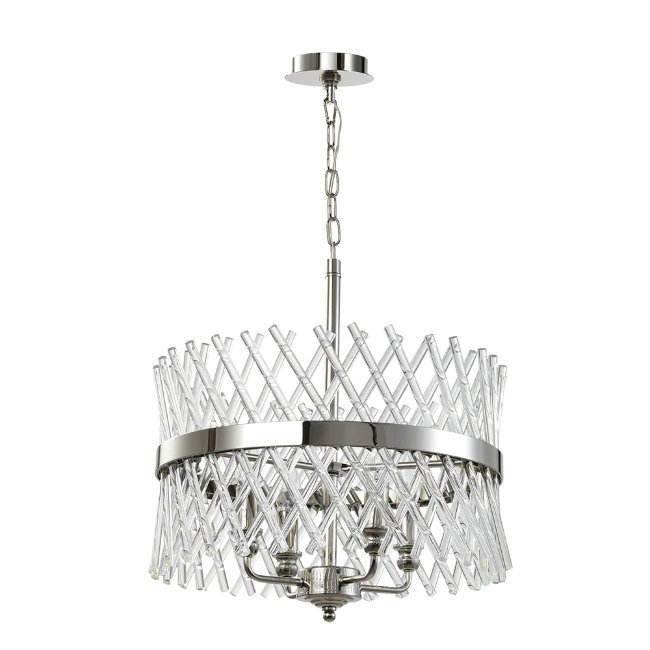 Подвесная люстра Lumien Hall Baziano LH3040/4P-NK-CL