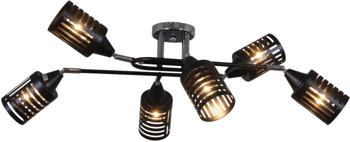 Потолочная люстра 70052-3.3-06 CR+BK