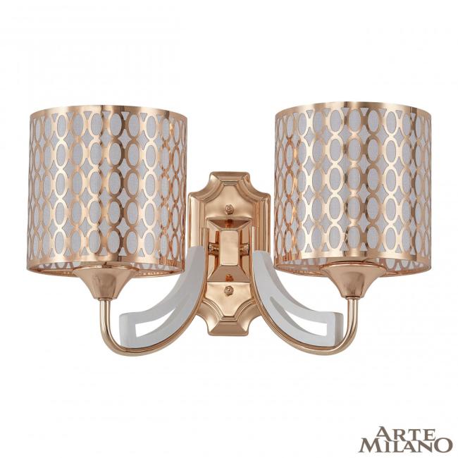 303387/2W Wh/Gd Настенное бра Arte Milano Florentia-3387 303387/2W Wh/Gd