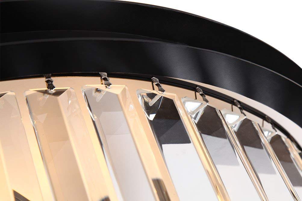 KR0387P-6B/P black/clear Подвесная люстра Delight Collection 1920s Odeon KR0387P-6B/P black/clear