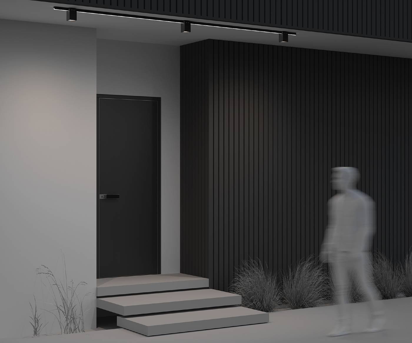 O-TR01-3-S-16WB3K Уличный трековый светильник Maytoni Alfa O-TR01-3-S-16WB3K