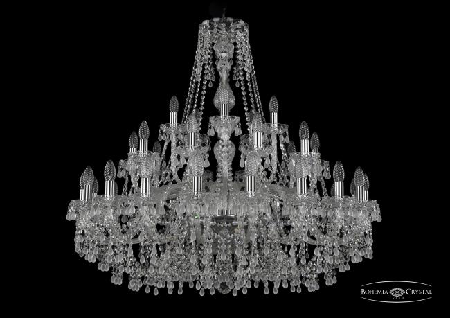 1410/20+10+5/360 Ni V0300 Подвесная хрустальная люстра 1410 Bohemia 1410/20+10+5/360 Ni V0300