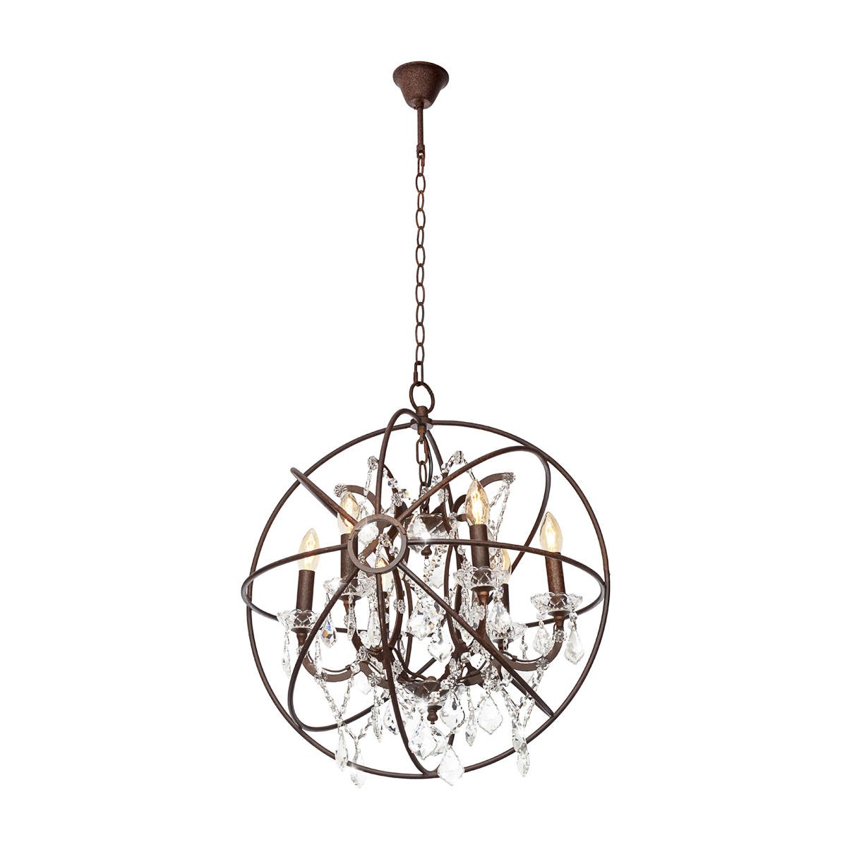 LOFT1897/6 Подвесная хрустальная люстра Enrike Loft It LOFT1897/6