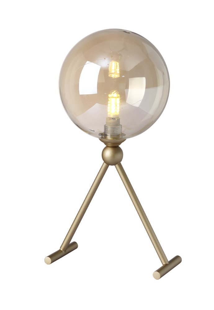 FRANCISCA LG1 GOLD/COGNAC Настольная лампа Crystal Lux Francisca FRANCISCA LG1 GOLD/COGNAC
