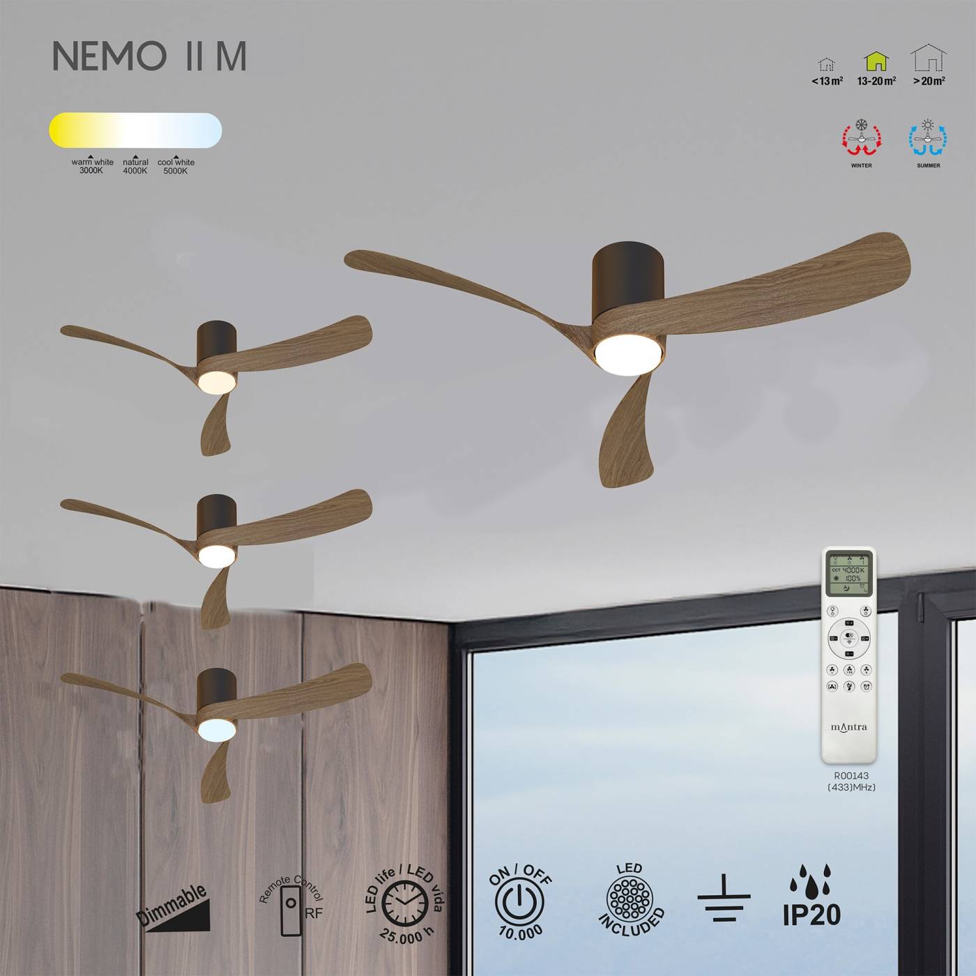 9636 Потолочная люстра NEMO Mantra 9636