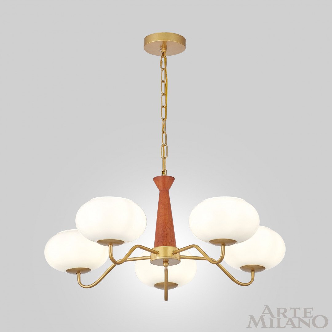 Подвесная люстра Arte Milano Napoli 310166/D680/5 BS/WD