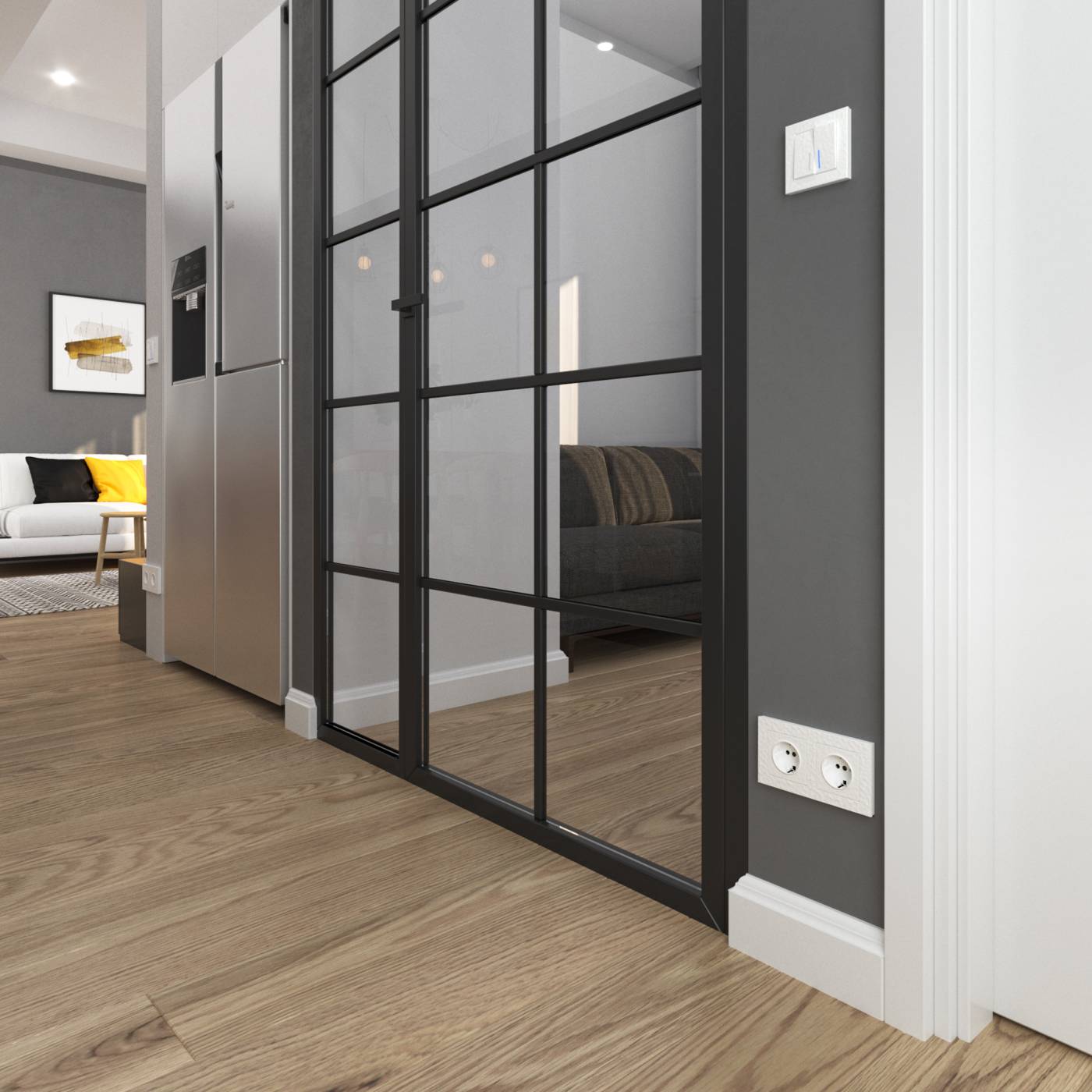 W1271101/ Розетка с заземлением и шторками (hammer белый) Розетка Werkel W1271101/ Розетка с заземлением и шторками (hammer белый)